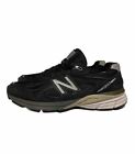 New Balance 990v4 Men's 8.5 Black Suede Sneakers Athletic Shoes USA M990BK4