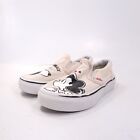 Vans Off The Wall Peanuts Sneaker Shoe Toddler Boys Size 10.5 721356 White