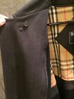 NICE Burberry’s Vintage Gray Wool Tie Waist Trench Coat Mens Size 42L Wool
