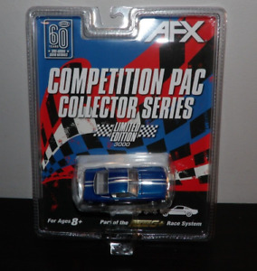 AFX COMPETITION PAC COLLECTOR SERIES LTD ED '66 FORD MUSTANG BLUE MEGA G NOS