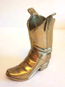 New ListingVintage Solid Brass Cowboy Boot 4