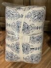 Pottery Barn Dessi Percale King Comforter Blue White NWT *2 King Shams READ