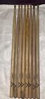 4 pair vintage used VATER FUSION DRUM STICKS HICKORY Wood tips Good Condition