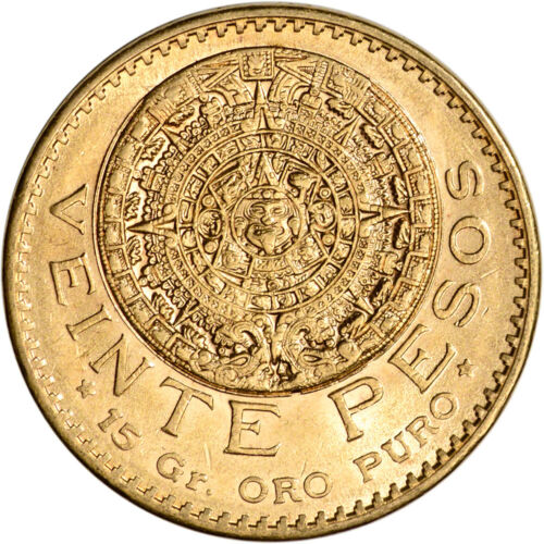 Mexico Gold 20 Pesos (.4822 oz) - XF/AU - Random Date