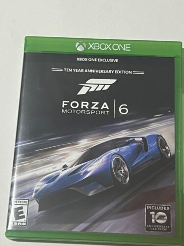 Forza Motorsport 6 TEN YEAR ANNIVERSARY EDITION (Microsoft Xbox One) Complete
