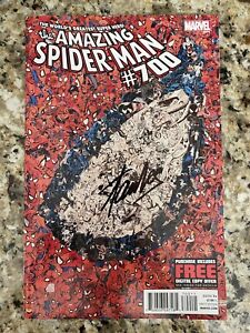 Amazing Spider-man 700 NM final Issue signed by Stan Lee autograph