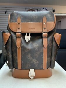 Coach Hitch Horse Carriage Large Backpack CM386