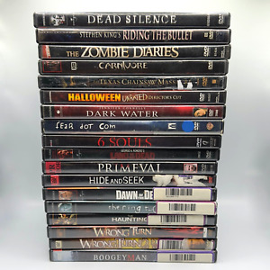 DVD HORROR LOT of 18 Zombie Diaries Halloween Carnivore Wrong Turn 1 2 Fast Ship
