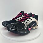 Nike Shox Navina Women Size 9 356918 060 Black White Pink Athletic Shoes