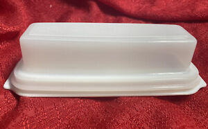 Frosted Clear BUTTER DISH - SERVING TRAY COVERED DISH Brand New