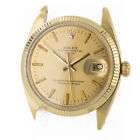 Rolex 14k Gold Oyster Perpetual Date Ref 1503 34mm Men's Watch #W75260-1