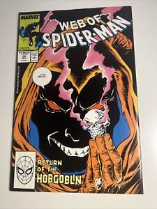 Web Of Spider-Man #38 1988 MARVEL COMICS Black Suit Spidey!