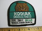 Kodiak Smokless Tobacco The Only Bear You Will Ever Pinch Patch Vintage NOS 80'