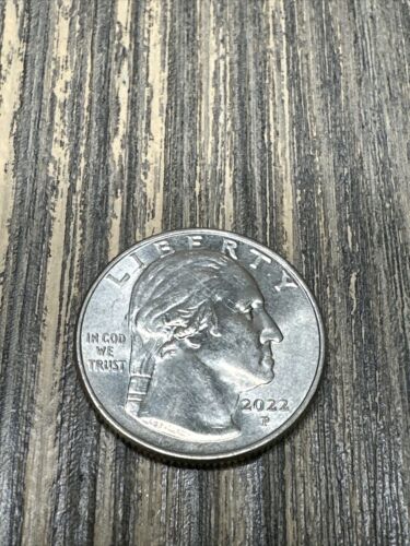2022 Voto Para La Mujer Quarter Coin, Error on George Washington's Chin, Rare US