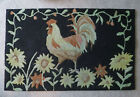 Vintage Country Primitive Style ROOSTER & SUNFLOWERS Kitchen / Entry way Rug