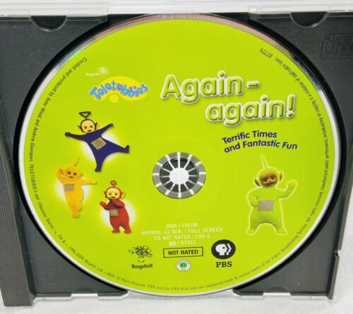 Teletubbies Again Again DVD 2004 Disc Only w/ Replacement Case