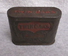 vintage Twin Oaks tobacco tin