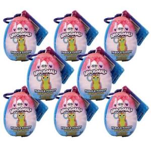 Hatchimals Fabula Forest Minis Plush Clip Ons - Lot of 8 Sealed Eggs