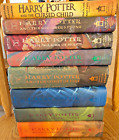 HARRY POTTER COMPLETE SET BOOKS 1-7 HARDCOVER FIRST AMERICAN EDITION