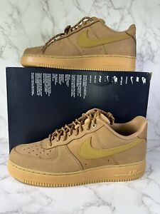 Nike Air Force 1 '07 WB Shoes Wheat Flax Gum Brown CJ9179-200 Men’s Size 12