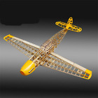 RC Plane Laser Cut Balsa Wood Airplane Model Building Parts Toy Kit + Hardware