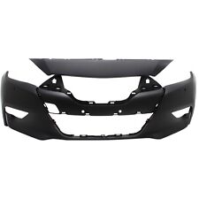 Front Bumper Cover For 16-18 Nissan Maxima Primed With Parking Aid Sensor Holes (For: Nissan)