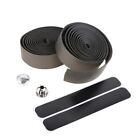 1Pair Road Bicycle Handlebar Tapes & Fixed Ring Composite pu Shock Absorber Slip