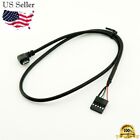 Right/Left Angle Micro USB 5 Pin Male to 2.54mm Header Motherboard Female Cable