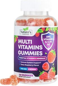 Multivitamin Gummies with Zinc, Vitamins B, C, D3, & E plus - for Men and Women