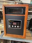 Dr Infrared Heater DR-968 Portable Space Heater, 1500-Watt W/Remote WORKS TESTED