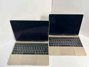 LOT of Two (2) 2016 Apple MacBook m3 1.1GHz  12