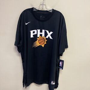 Nike Dri-Fit Phoenix Suns Basketball NBA T Shirt Black CN5852-010 Size XXL V14