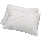 Bamboo Shredded Memory Foam Pillow Hypoallergenic Washable Cover King Queen