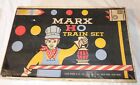Vintage 1960s Marx HO Train Set New York Central Locomotive & Cars Track W/ Box!