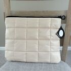 Dermstore Large Puffy Zip Pouch Makeup Cosmetic Bag New with tag