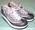 Skechers Shape Ups #12307 Women's Walking Shoes Size 10 Gray White Pink