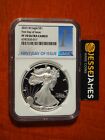 2023 W PROOF SILVER EAGLE NGC PF70 ULTRA CAMEO FIRST DAY OF ISSUE FDI 1ST LABEL