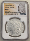 2023 Morgan $1 Dollar Silver Coin NGC MS69 First Day of Issue