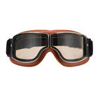 Motorcycle Goggles Light Brown Anti-UV Sport Wind Sun Glasses Universal