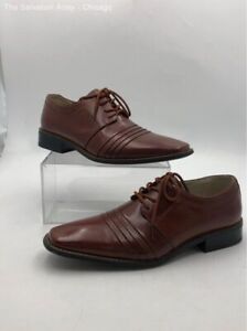 Men's Brown Stacy Adams Raynor Cognac Dress Shoes - Size 8