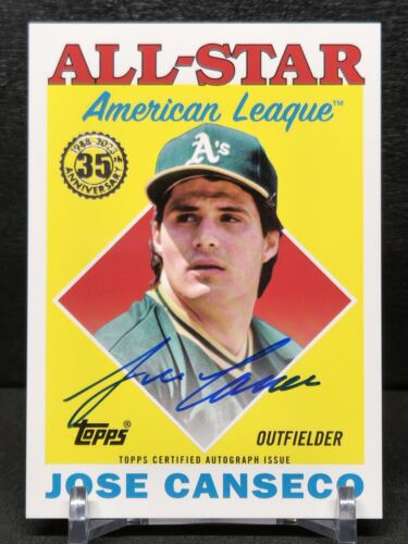 New Listing2023 Topps Jose Canseco 1988 All-Star Auto