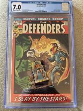 New ListingDefenders #1 CGC 7.0 White Pages 1972 1st solo The Defenders Bronze Age Marvel
