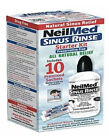 NeilMed Sinus Rinse Starter Kit With Bottle + 10 Premixed Sachets Packets