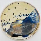 New ListingStudio Art Pottery Plate Handmade Artist Signed Wall Plate Abstract Swirl