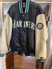 Vintage 90s Seattle Mariners Starter Diamond Collection Satin Jacket MLB Men xl