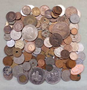 FOREIGN WORLD COINS LOT OF 160  SEE PICS