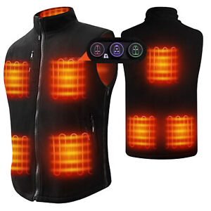 ARRIS Men&Women's Fleece Heated Vest with Battery Pack Size Adjustable