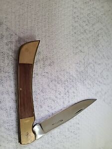 Vintage Toledo INOX Folding Pocket Knife Brass