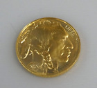 1 Gold 2024 American buffalo 1 Troy oz .9999 Fine Gold $50 US Mint BU Coin