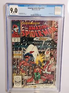 Amazing Spider-Man #314 CGC 9.0 Todd McFarland Cover & Art Christmas Cover WH Pg